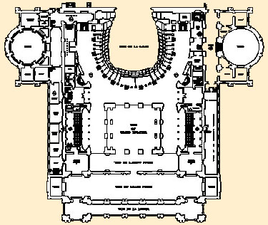 Plan des troisi�mes loges