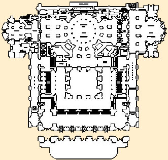 Plan de la rotonde
